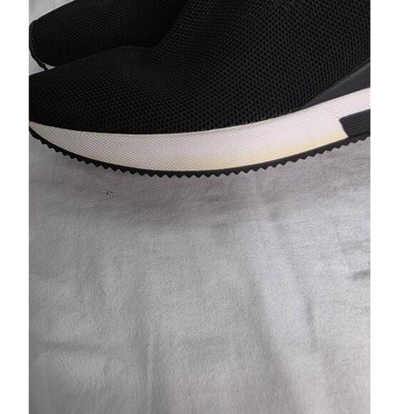 Michael Michael Kors Skyler Black & White Wedge Women's Sneaker Bootie Size 8.5M - Picture 6 of 13